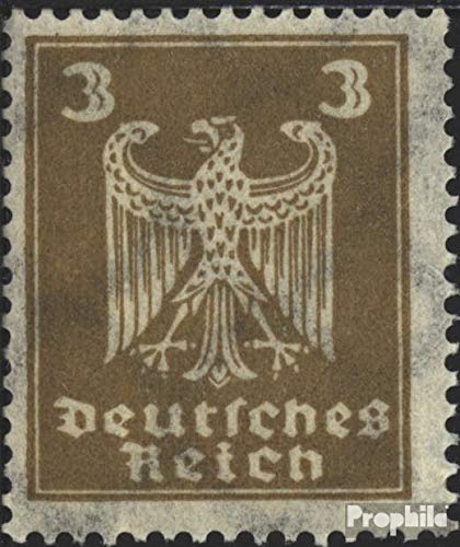 Prophila Collection Deutsches Reich 355Y liegendes WZ mit Falz 1924 Reichsadler (Briefmarken für Sammler) von Prophila Collection