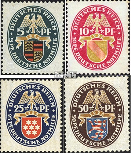 Prophila Collection Deutsches Reich 398-401 (kompl.Ausg.) gestempelt 1926 Nothilfe (Briefmarken für Sammler) Flaggen/Wappen/Landkarten von Prophila Collection