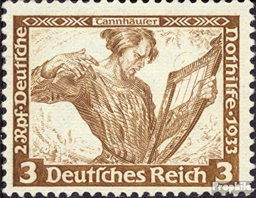 Prophila Collection Deutsches Reich 499 postfrisch ** MNH 1933 R.Wagner (Briefmarken für Sammler) Musik/Tanz von Prophila Collection