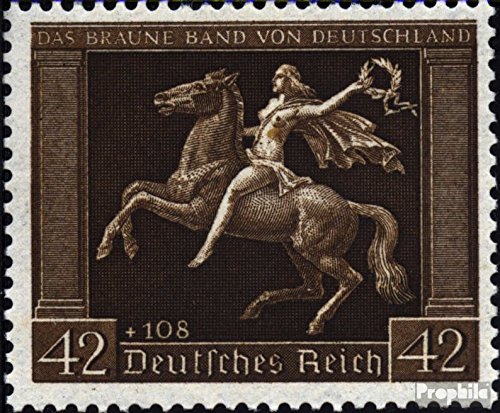 Prophila Collection Deutsches Reich 671y (kompl.Ausg.) postfrisch ** MNH 1938 Das Braune Band Pferderennen (Briefmarken für Sammler) Pferde/Zebras von Prophila Collection