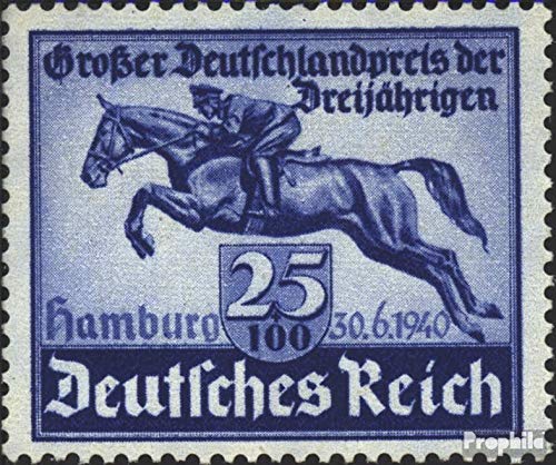 Prophila Collection Deutsches Reich 746 (kompl.Ausg.) postfrisch ** MNH 1940 Das Blaue Band Pferderennen (Briefmarken für Sammler) Pferde/Zebras von Prophila Collection