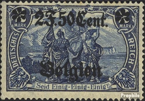 Prophila Collection Dt. Landespost in Belgien 24II B geprüft postfrisch ** MNH 1916 Germania (Briefmarken für Sammler) von Prophila Collection