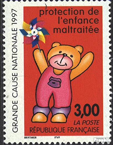 Prophila Collection Frankreich 3264 (kompl.Ausg.) postfrisch ** MNH 1997 Kinderschutz Teddybär (Briefmarken für Sammler) Spiele/Spielzeug von Prophila Collection