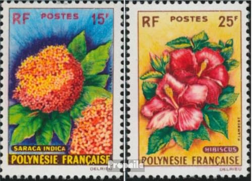 Prophila Collection Französisch Polynesien 20-21 (kompl.Ausg.) postfrisch ** MNH 1962 Blumen (Briefmarken für Sammler) Pflanzen/Pilze von Prophila Collection