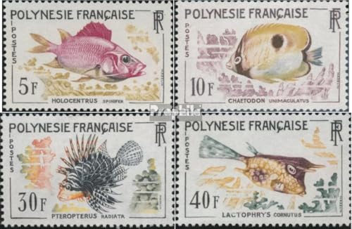 Prophila Collection Französisch Polynesien 24-27 (kompl.Ausg.) postfrisch ** MNH 1962 Fische (Briefmarken für Sammler) Wassertiere von Prophila Collection