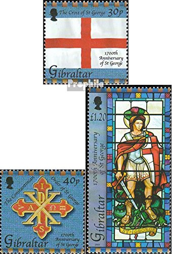 Prophila Collection Gibraltar 1042-1044 (kompl.Ausg.) postfrisch ** MNH 2003 Legende vom HL. Georg (Briefmarken für Sammler) Christentum von Prophila Collection