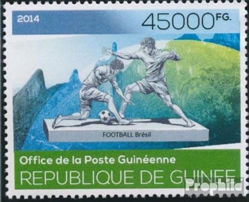 Prophila Collection Guinea 10246 (kompl. Ausgabe) postfrisch ** MNH 2014 Fußball-WM 2014 in Brasilien (Briefmarken für Sammler) Fußball von Prophila Collection