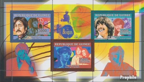 Prophila Collection Guinea 4299-4301 Kleinbogen (kompl. Ausgabe) postfrisch ** MNH 2006 The Beatles (Briefmarken für Sammler) Musik/Tanz von Prophila Collection