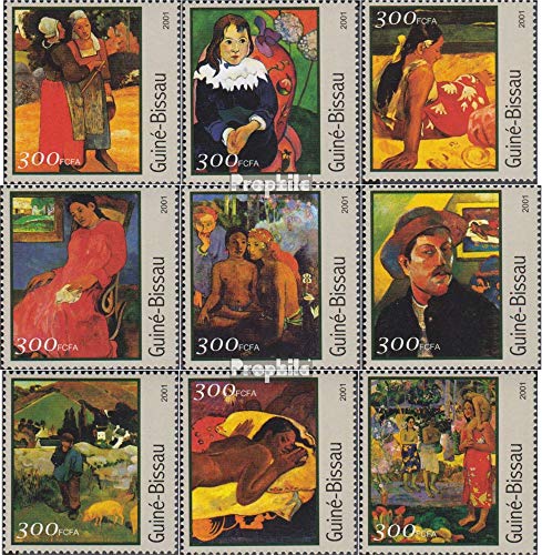 Prophila Collection Guinea-Bissau 1642-1650 postfrisch ** MNH 2001 Picasso-Gemälde (Briefmarken für Sammler) Malerei von Prophila Collection