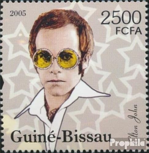 Prophila Collection Guinea-Bissau 3147 (kompl. Ausgabe) postfrisch ** MNH 2005 Berühmte Musiker (Briefmarken für Sammler) Musik/Tanz von Prophila Collection