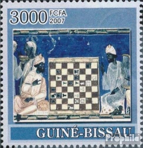 Prophila Collection Guinea-Bissau 3642 (kompl. Ausgabe) postfrisch ** MNH 2007 Schach auf Gemälden (Briefmarken für Sammler) Schach von Prophila Collection