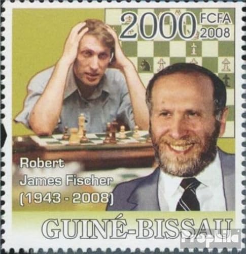 Prophila Collection Guinea-Bissau 3718 (kompl. Ausgabe) postfrisch ** MNH 2008 Schachmeister (Briefmarken für Sammler) Schach von Prophila Collection