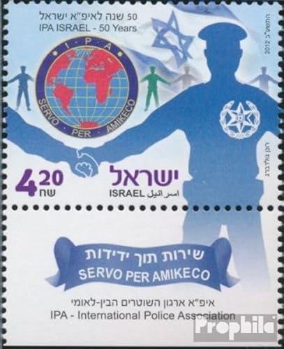 Prophila Collection Israel 2301 mit Tab (kompl.Ausg.) postfrisch ** MNH 2012 Vereinigung Polizeibediensteter (Briefmarken für Sammler) Feuerwehr/Polizei von Prophila Collection