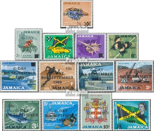 Prophila Collection Jamaica 281-293 (kompl.Ausg.) postfrisch ** MNH 1969 Freimarken (Briefmarken für Sammler) Wassertiere von Prophila Collection