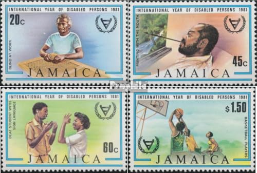 Prophila Collection Jamaica 508-511 (kompl.Ausg.) postfrisch ** MNH 1981 Jahr der Behinderten (Briefmarken für Sammler) Ballspiele ohne Fußball (Basketball/Handball/Baseball …) von Prophila Collection