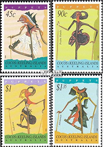 Prophila Collection Kokos-Inseln 325-328 (kompl.Ausg.) postfrisch ** MNH 1994 Stabpuppen (Briefmarken für Sammler) Spiele/Spielzeug von Prophila Collection