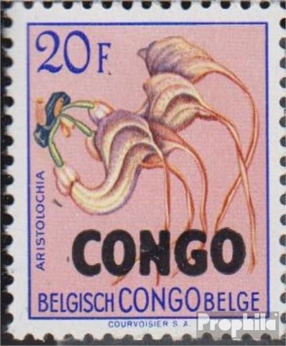 Prophila Collection Kongo (Kinshasa) 26 postfrisch ** MNH 1960 Blumen (Briefmarken für Sammler) Pflanzen/Pilze von Prophila Collection