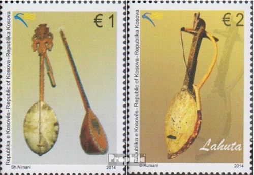 Prophila Collection Kosovo 282-283 (kompl.Ausg.) gestempelt 2014 Volksmusikinstrumente (Briefmarken für Sammler) Musik/Tanz von Prophila Collection