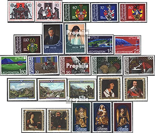 Prophila Collection Liechtenstein 791-815 (kompl.Ausg.) Jahrgang 1982 komplett postfrisch ** MNH 1982 Europa, Fußball, Weihnachten u.a. (Briefmarken für Sammler) von Prophila Collection