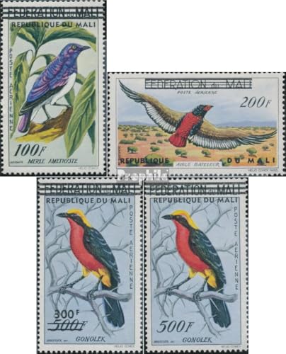 Prophila Collection Mali 14-17 (kompl.Ausg.) postfrisch ** MNH 1960 Aufdruckausgabe - Vögel (Briefmarken für Sammler) Vögel von Prophila Collection