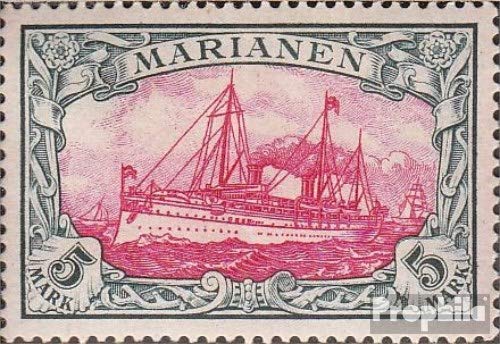 Prophila Collection Marianen (Dt. Kolonie) 19 mit Falz 1901 Schiff Kaiseryacht Hohenzollern (Briefmarken für Sammler) Seefahrt/Schiffe von Prophila Collection