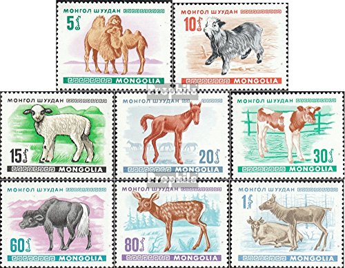 Prophila Collection Mongolei 482-489 (kompl.Ausg.) postfrisch ** MNH 1968 Jungtiere (Briefmarken für Sammler) Sonstige Säugetiere (Affen/Dinos/Elephanten …) von Prophila Collection