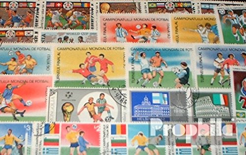 Prophila Collection Motive 50 Verschiedene Fußball Marken (Briefmarken für Sammler) Fußball von Prophila Collection