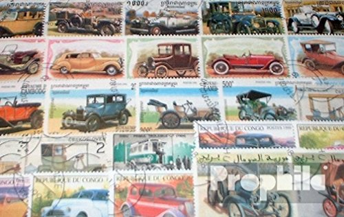 Prophila Collection Motive 50 Verschiedene Oldtimer Autos Marken (Briefmarken für Sammler) Autos/Straßenverkehr von Prophila Collection