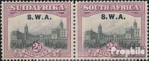 Prophila Collection Namibia - Südwestafrika 116-117 waagerechtes Paar postfrisch ** MNH 1927 Aufdruckausgabe (Briefmarken für Sammler) von Prophila Collection