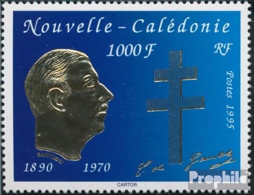 Prophila Collection Neukaledonien 1033 (kompl.Ausg.) postfrisch ** MNH 1995 Charles de Gaulle (Briefmarken für Sammler) von Prophila Collection