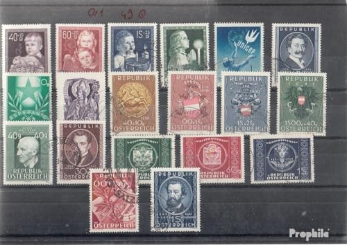 Prophila Collection Österreich 1949 kompletter Jahrgang in sauberer Erhaltung (Briefmarken für Sammler) von Prophila Collection