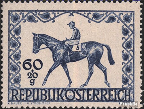 Prophila Collection Österreich 811 (kompl.Ausg.) postfrisch ** MNH 1947 Pferderennen (Briefmarken für Sammler) Pferde/Zebras von Prophila Collection