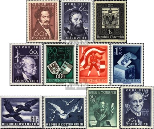 Prophila Collection Österreich 948-958 (kompl.Ausg.) Jahrgang 1950 komplett postfrisch ** MNH 1950 Daffinger, Vögel u.a. (Briefmarken für Sammler) von Prophila Collection