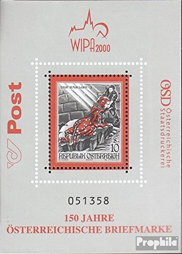 Prophila Collection Österreich Block13 (kompl.Ausg.) postfrisch ** MNH 2000 Philharmonie Wien (Briefmarken für Sammler) Musik/Tanz von Prophila Collection