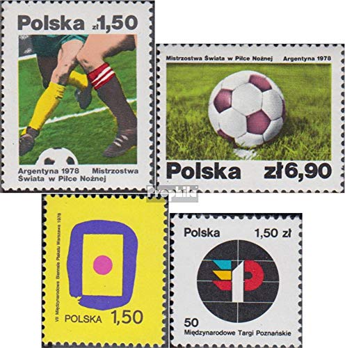 Prophila Collection Polen 2557-2558,2559,2560 (kompl.Ausg.) gestempelt 1978 Fußball, Plakate, Messe Posen (Briefmarken für Sammler) Fußball von Prophila Collection