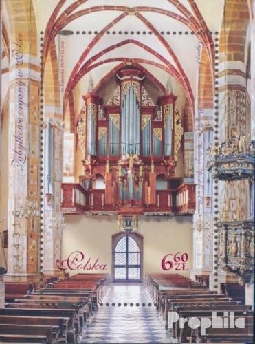 Prophila Collection Polen Block293 (kompl.Ausg.) gestempelt 2019 Kirchenorgeln (Briefmarken für Sammler) Musik/Tanz von Prophila Collection