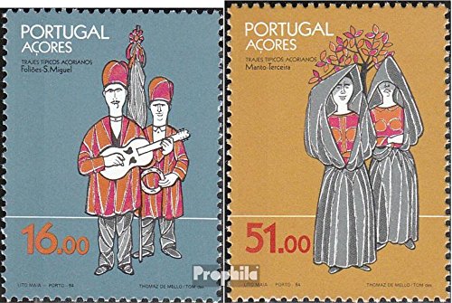 Prophila Collection Portugal - Azoren 362-363 (kompl.Ausg.) postfrisch ** MNH 1984 Kostüme (Briefmarken für Sammler) von Prophila Collection