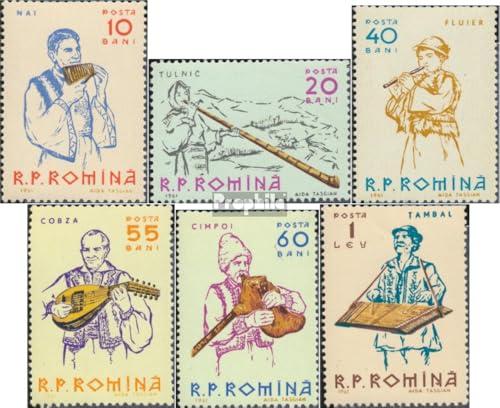 Prophila Collection Rumänien 1997-2002 (kompl.Ausg.) postfrisch ** MNH 1961 Musikinstrumente (Briefmarken für Sammler) Musik/Tanz von Prophila Collection