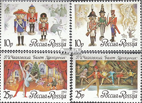 Russland 269-272 (kompl.Ausg.) postfrisch ** MNH 1992 Uraufführung des Balletts (Briefmarken für Sammler) Musik/Tanz von Prophila Collection