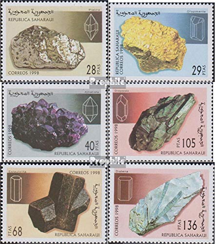 Prophila Collection Sahara Ausgabe der Exilregierung ohne Gültigkeit im int. Postverkehr Nr.50 postfrisch ** MNH 1998 Mineralien (Briefmarken für Sammler) Mineralien/Fossilien/Schmuck/Uhren von Prophila Collection