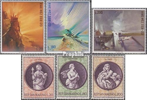 Prophila Collection San Marino 936-938,939-941 (kompl.Ausg.) gestempelt 1969 Briefmarkenausstellung, Weihnachten (Briefmarken für Sammler) Weihnachten von Prophila Collection