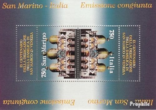 Prophila Collection San Marino Block19 (kompl.Ausg.) gestempelt 1994 Markuskirche (Briefmarken für Sammler) Christentum von Prophila Collection