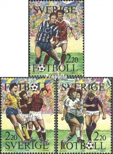 Prophila Collection Schweden 1505-1507 (kompl.Ausg.) gestempelt 1988 Fußball (Briefmarken für Sammler) Fußball von Prophila Collection