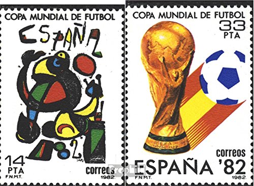 Prophila Collection Spanien 2532-2533 (kompl.Ausg.) postfrisch ** MNH 1982 Fußball-WM (Briefmarken für Sammler) Fußball von Prophila Collection