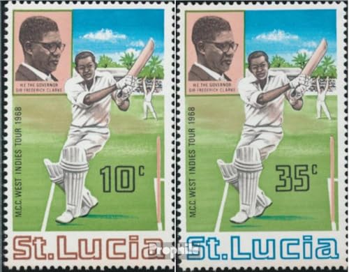 Prophila Collection St. Lucia 221-222 (kompl.Ausg.) postfrisch ** MNH 1968 Kricket Wettkämpfe (Briefmarken für Sammler) Ballspiele ohne Fußball (Basketball/Handball/Baseball …) von Prophila Collection