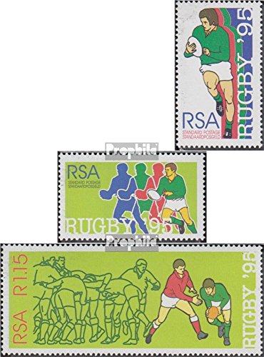 Prophila Collection Südafrika 956A-958A (kompl.Ausg.) postfrisch ** MNH 1995 Rugby WM (Briefmarken für Sammler) Ballspiele ohne Fußball (Basketball/Handball/Baseball …) von Prophila Collection