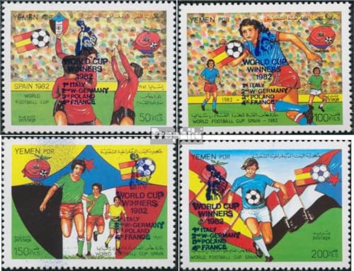 Prophila Collection Südjemen (Demokrat. Rep.) 294-297 (kompl.Ausg.) postfrisch ** MNH 1982 Gewinner der Fußball-WM 1982 (Briefmarken für Sammler) Fußball von Prophila Collection