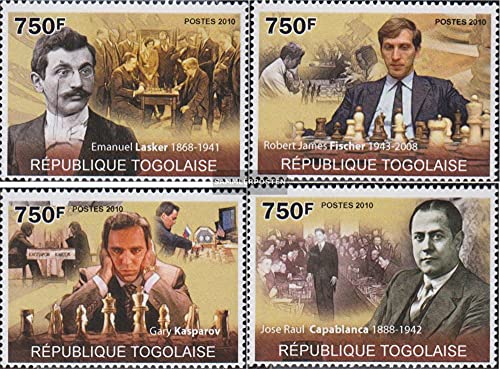 Prophila Collection Togo 3629-3632 (kompl.Ausg.) postfrisch ** MNH 2010 Schach (Briefmarken für Sammler) Schach von Prophila Collection