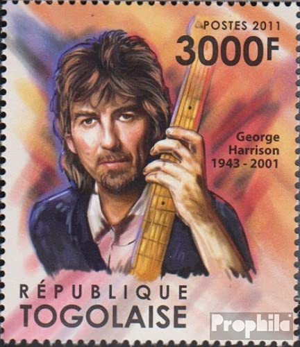 Prophila Collection Togo 4048 (kompl.Ausg.) postfrisch ** MNH 2011 George Harrison (Briefmarken für Sammler) Musik/Tanz von Prophila Collection