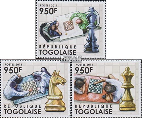 Prophila Collection Togo 4357-4359 (kompl.Ausg.) postfrisch ** MNH 2012 Schach (Briefmarken für Sammler) Schach von Prophila Collection